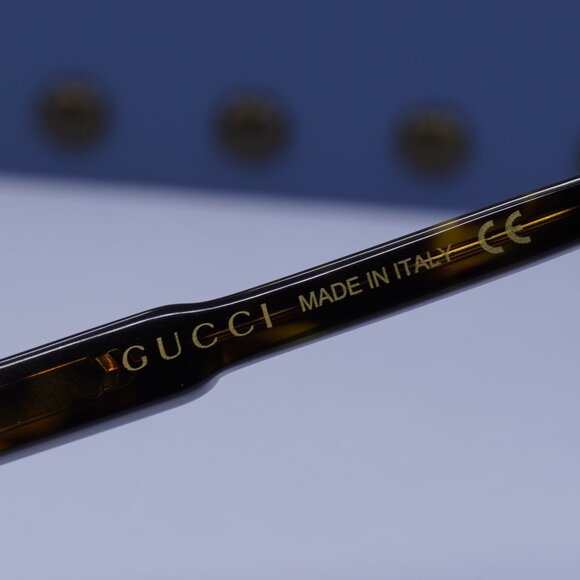 Gucci GG0556OJ 002 Square Eyeglasses - Havana 47mm - Picture 7 of 11